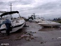 Fri., Aug. 13: Boats are strewn about at a marina near Punta Gorda, Fla., after Hurricane Charley moved through the area.